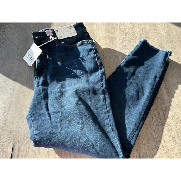 A.N.A dark Wash High Rise Jeggings - 12 - Picture 5 of 7